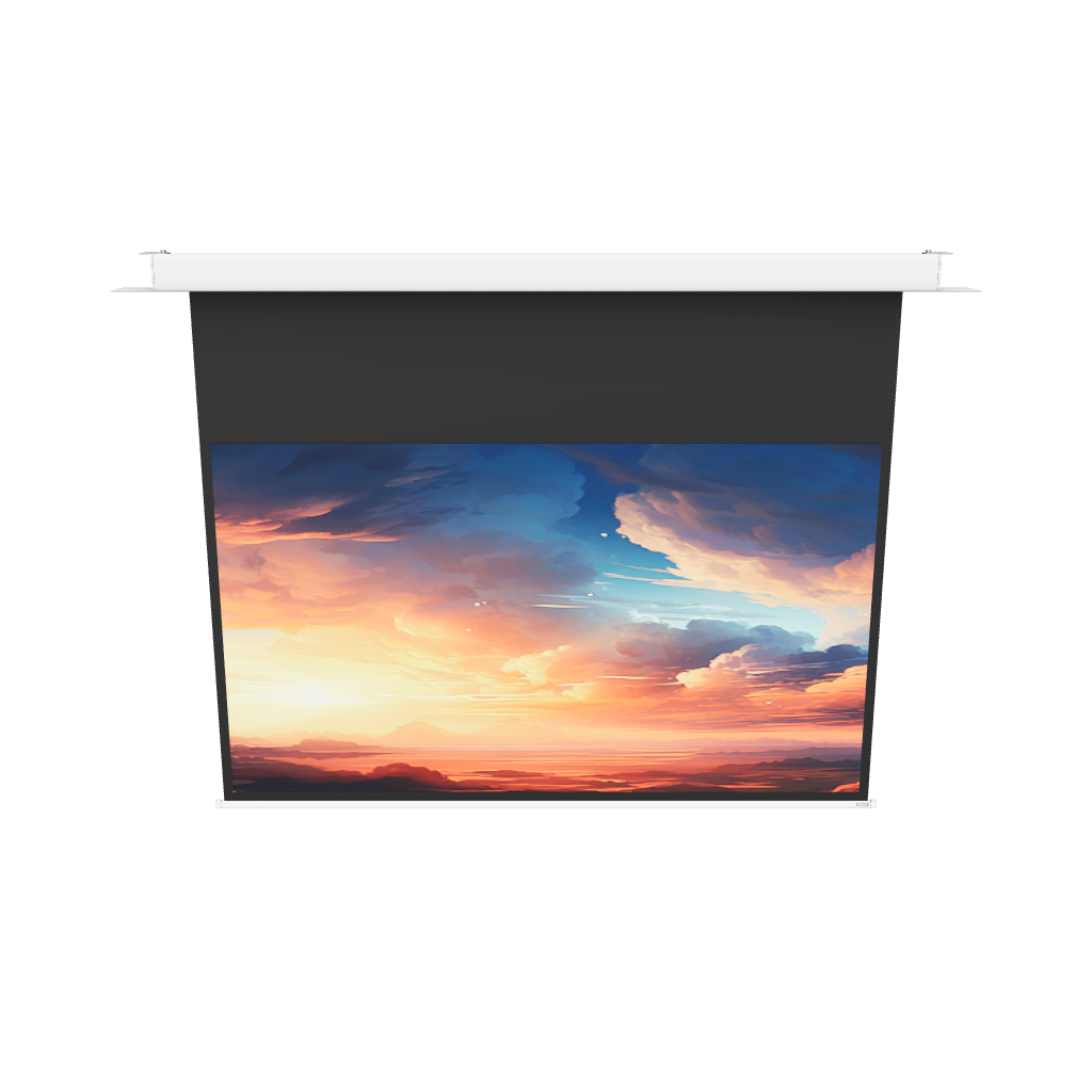 3d/AR Model of the celexon Ceiling Recessed Electric Professional Plus Projector Screen 200x113