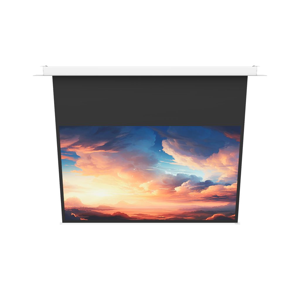 3d/AR Model of the celexon Ceiling Recessed Electric Professional Plus Projector Screen 220x124