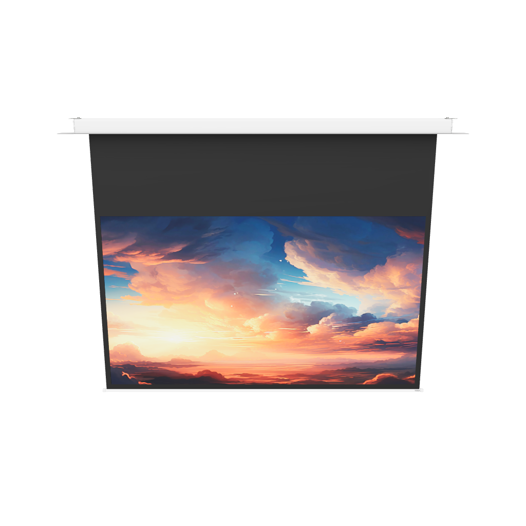3d/AR Model of the celexon Ceiling Recessed Electric Professional Plus Projector Screen 240x135