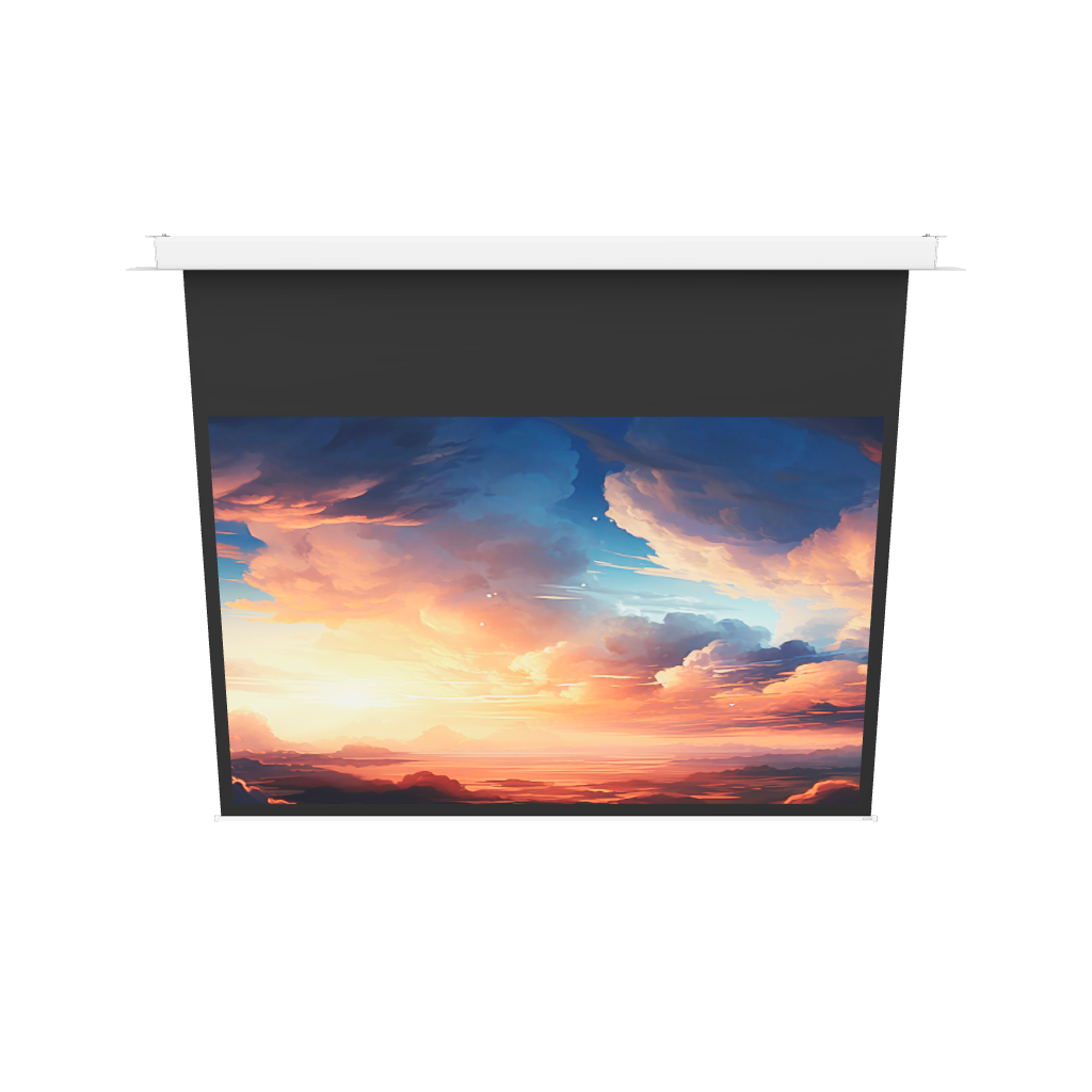 3d/AR Model of the celexon Ceiling Recessed Electric Professional Plus Projector Screen 280x175 16-10