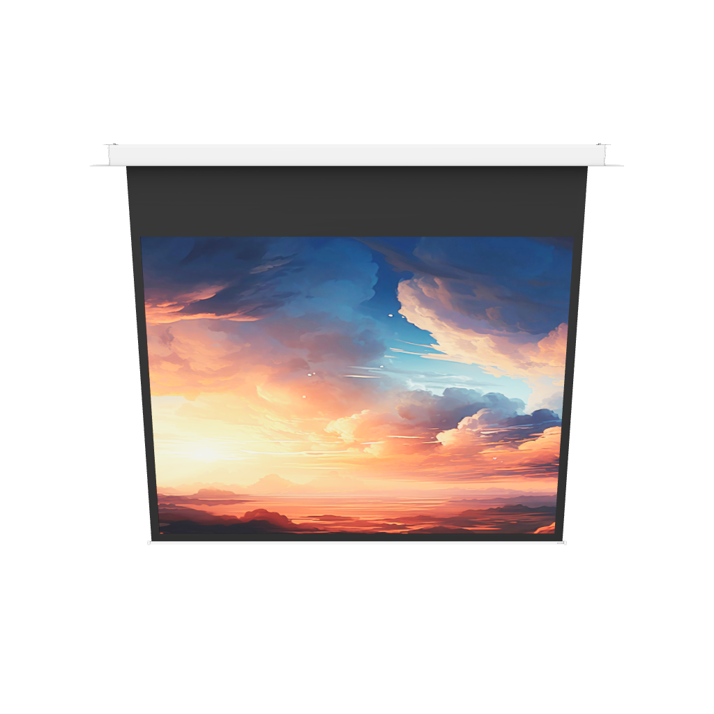 3d/AR Model of the celexon Ceiling Recessed Electric Professional Plus Projector Screen 280x210 4-3