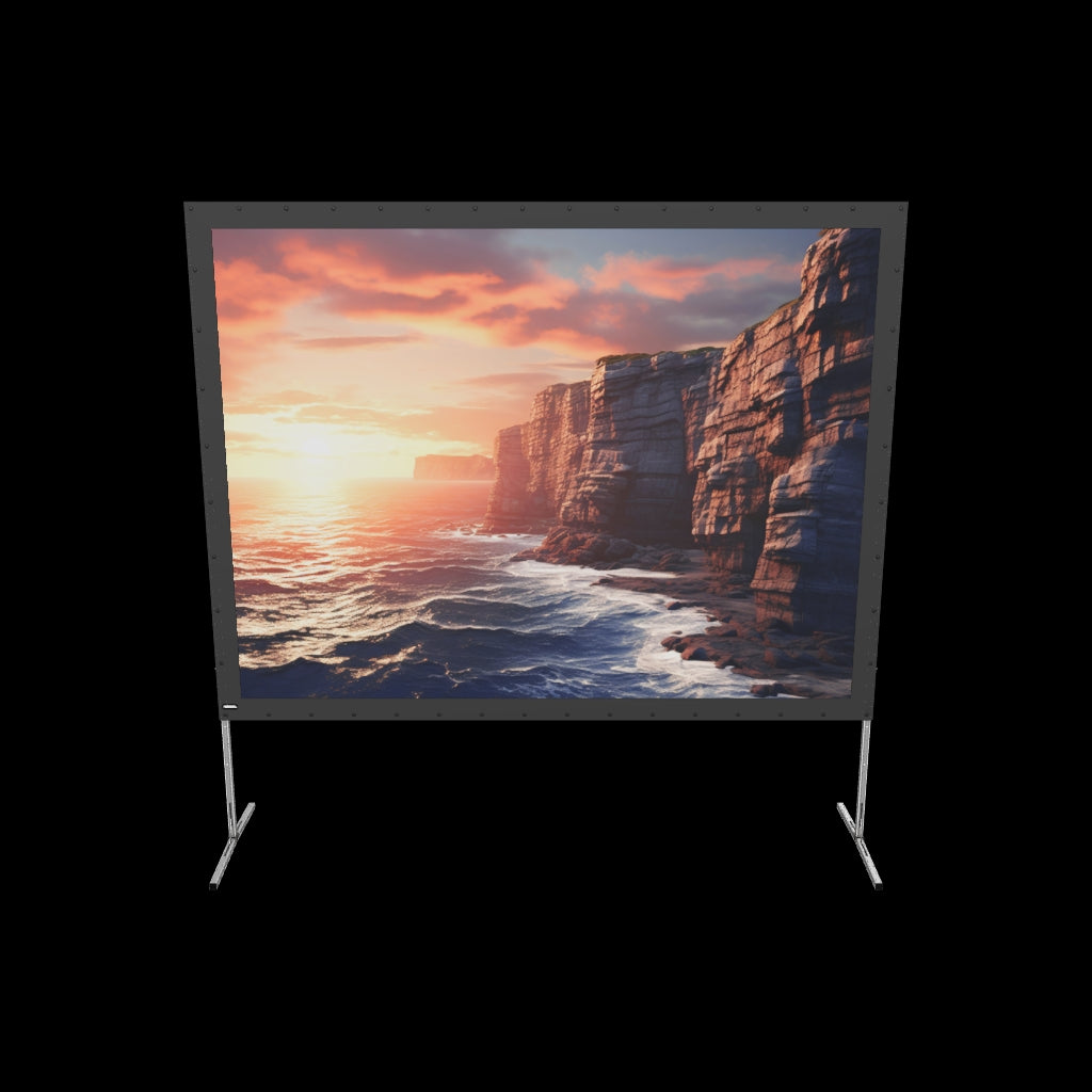 3d/AR Model of the celexon Folding Frame Projector screen 203 x 152cm Mobile Expert, front projection