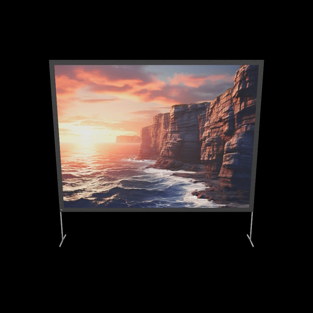 3d/AR Model of the celexon Folding Frame Projector screen 406 x 305cm Mobile Expert, Front Projection