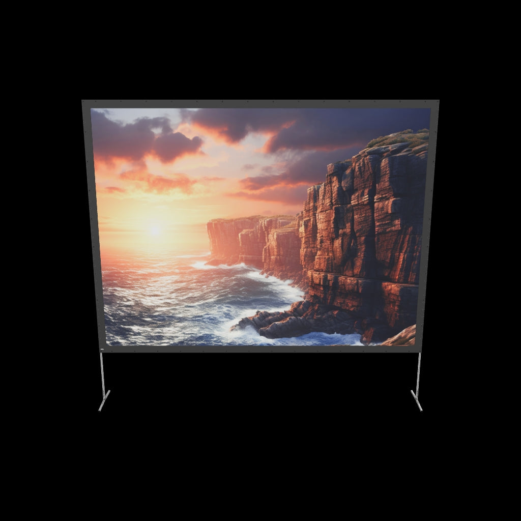3d/AR Model of the celexon Folding Frame Projector screen 406 x 305cm Mobile Expert, rear projection