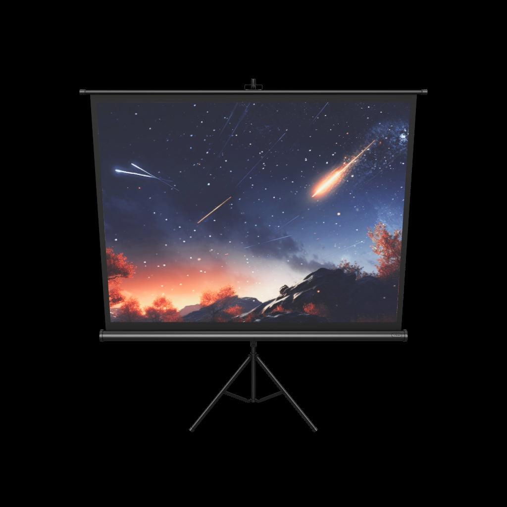 3d/AR Model of the celexon screen Tripod Economy Projector Screen 158x118 cm in black