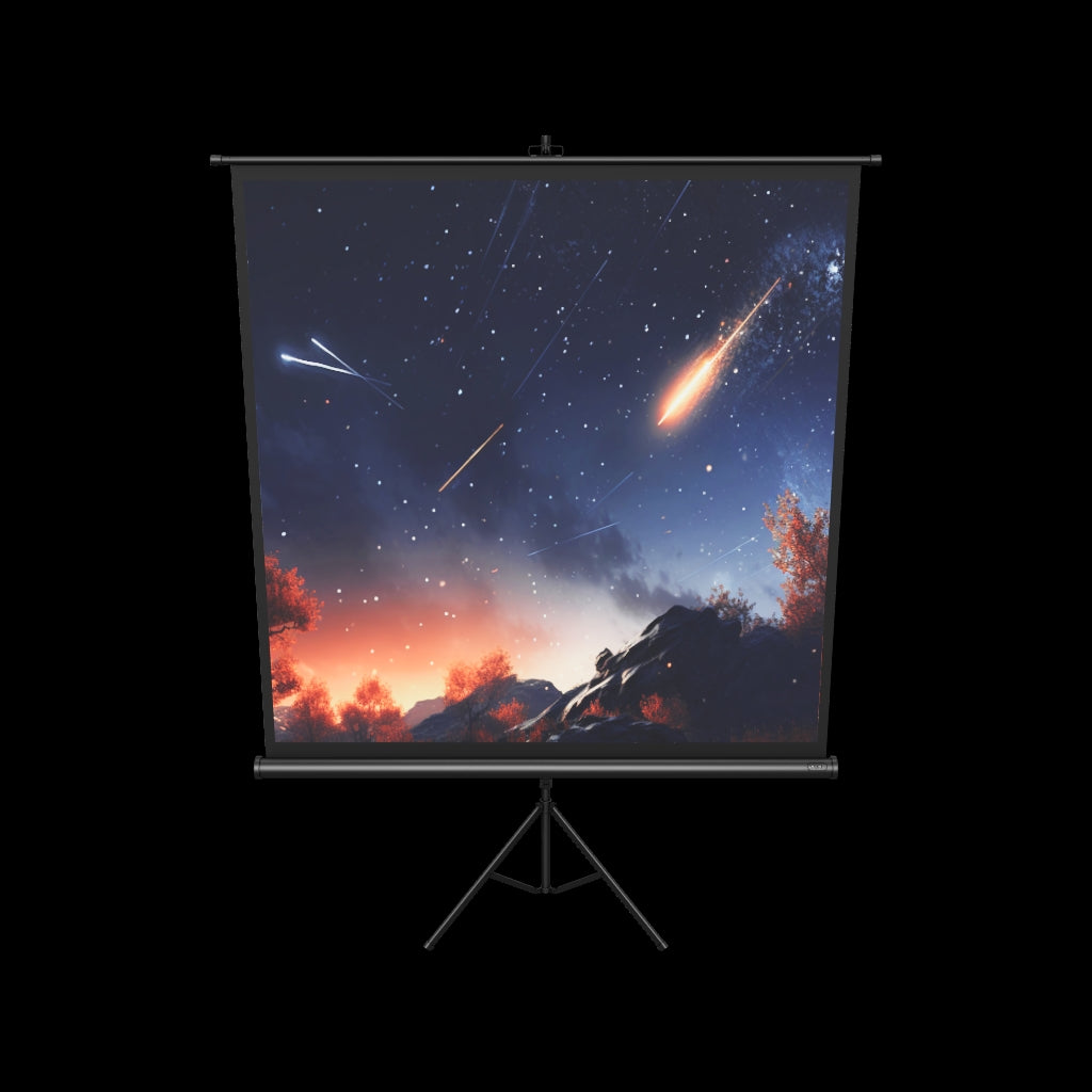 3d/AR Model of the celexon screen Tripod Economy Projector Screen 158x158 cm in black