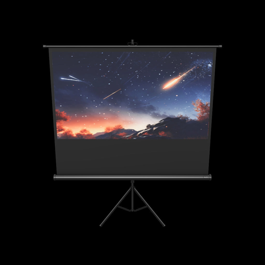 3d/AR Model of the celexon screen Tripod Economy Projector Screen 158x89 cm in black