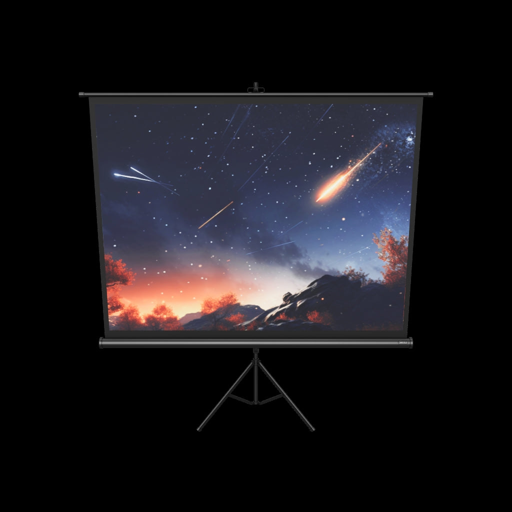 3d/AR Model of the celexon screen Tripod Economy Projector Screen 176x132 cm in black