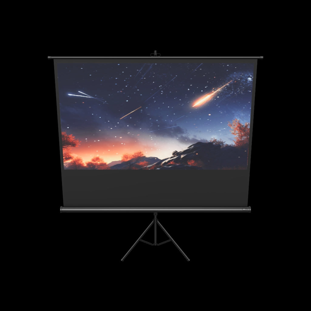 3d/AR Model of the celexon screen Tripod Economy Projector Screen 184x104 cm in black
