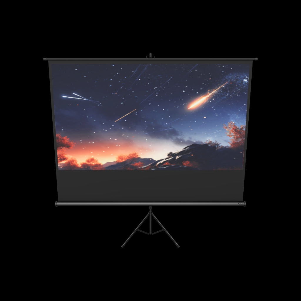 3d/AR Model of the celexon screen Tripod Economy Projector Screen 219x123 cm in black