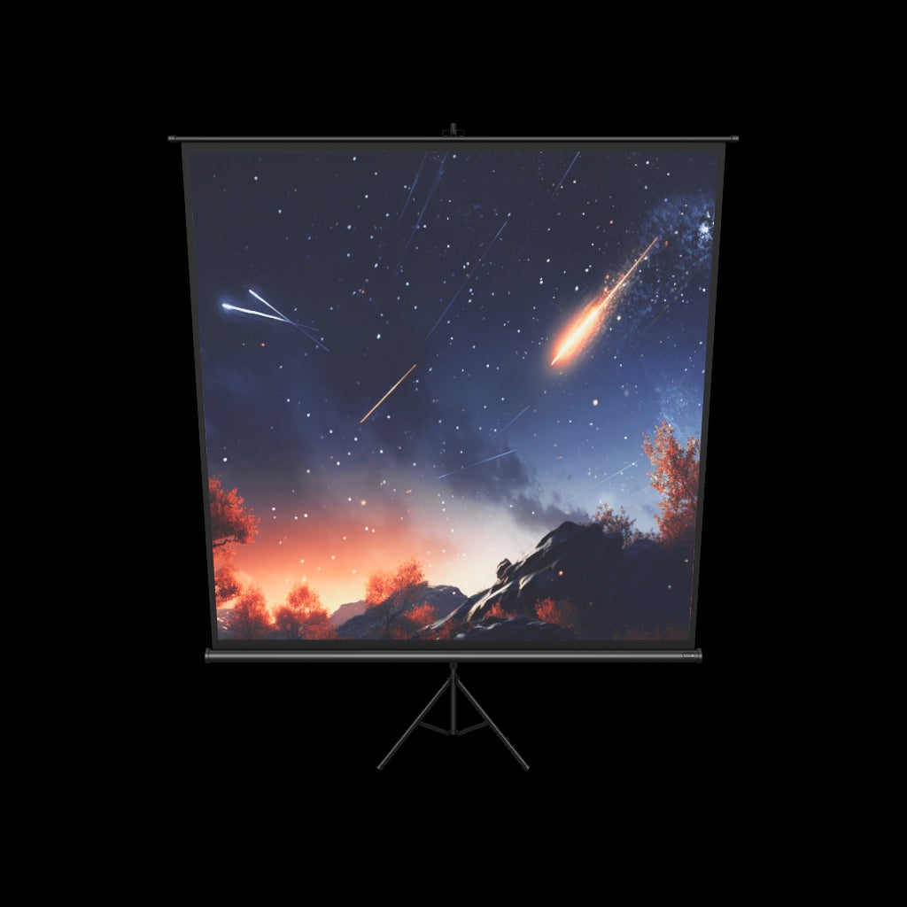 3d/AR Model of the celexon screen Tripod Economy Projector Screen 219x219 cm in black