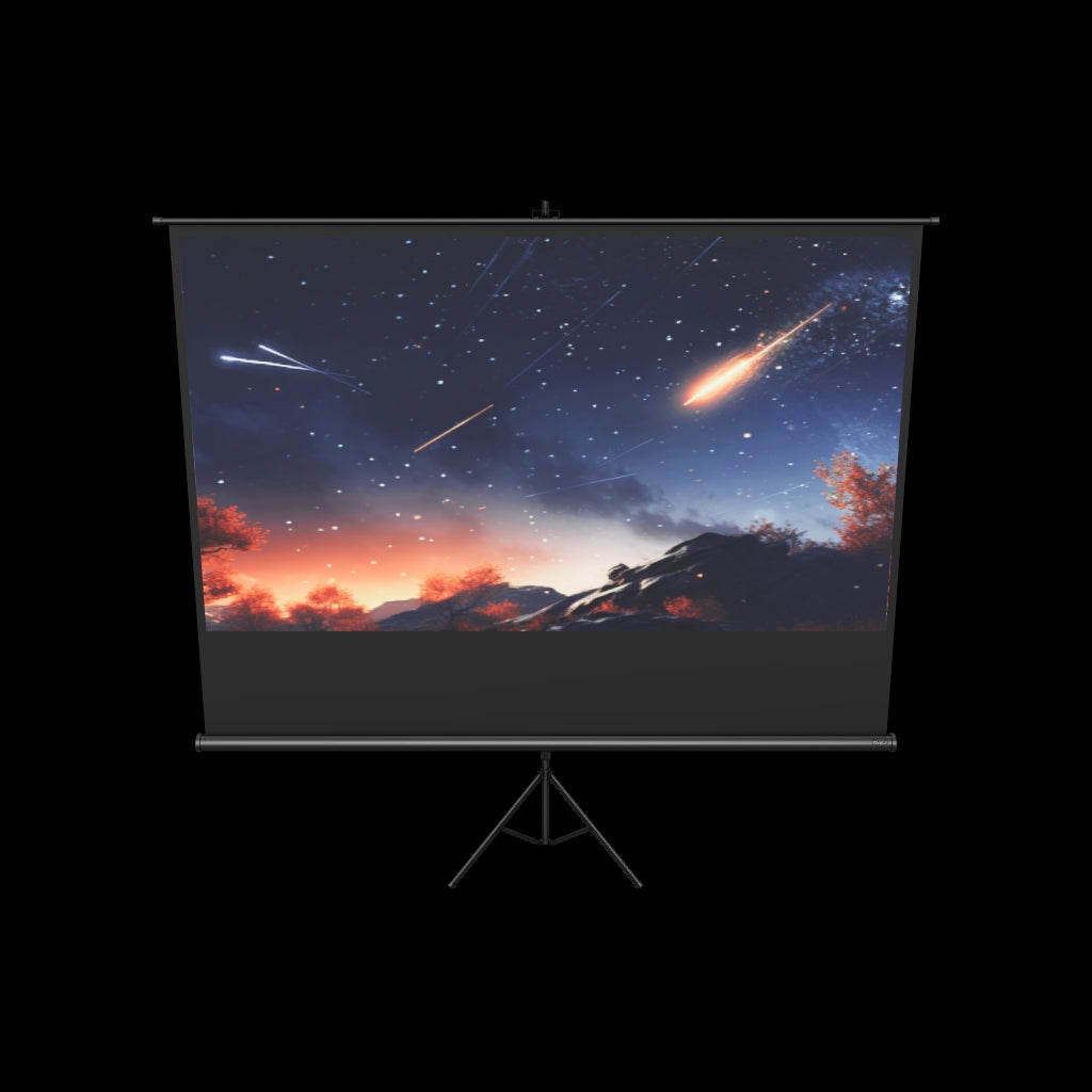 3d/AR Model of the celexon screen Tripod Economy Projector Screen 244x138 cm in black
