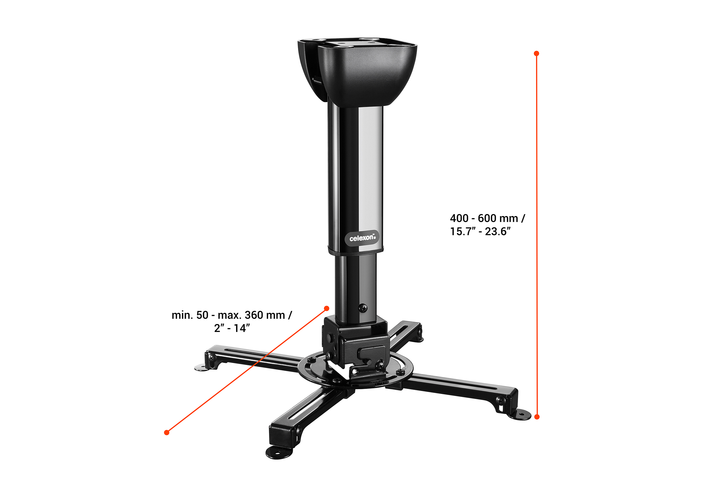 celexon Beamer-Deckenhalterung universal MultiCel Pro