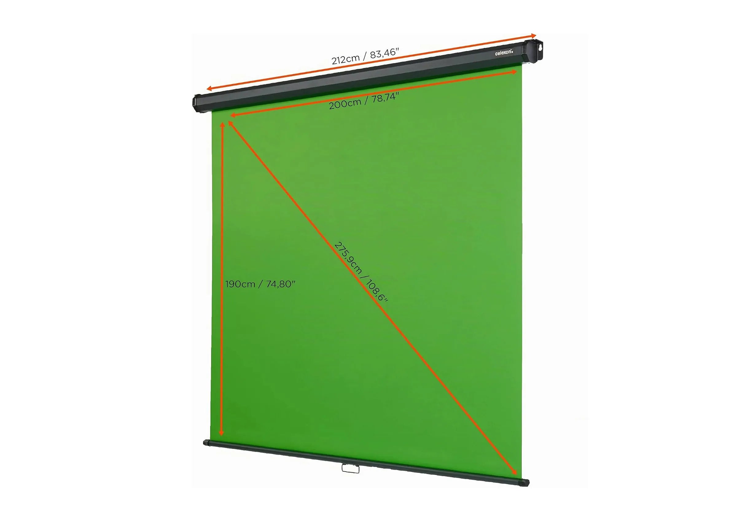 celexon manual Chroma Key Green Screen 200 x 190cm