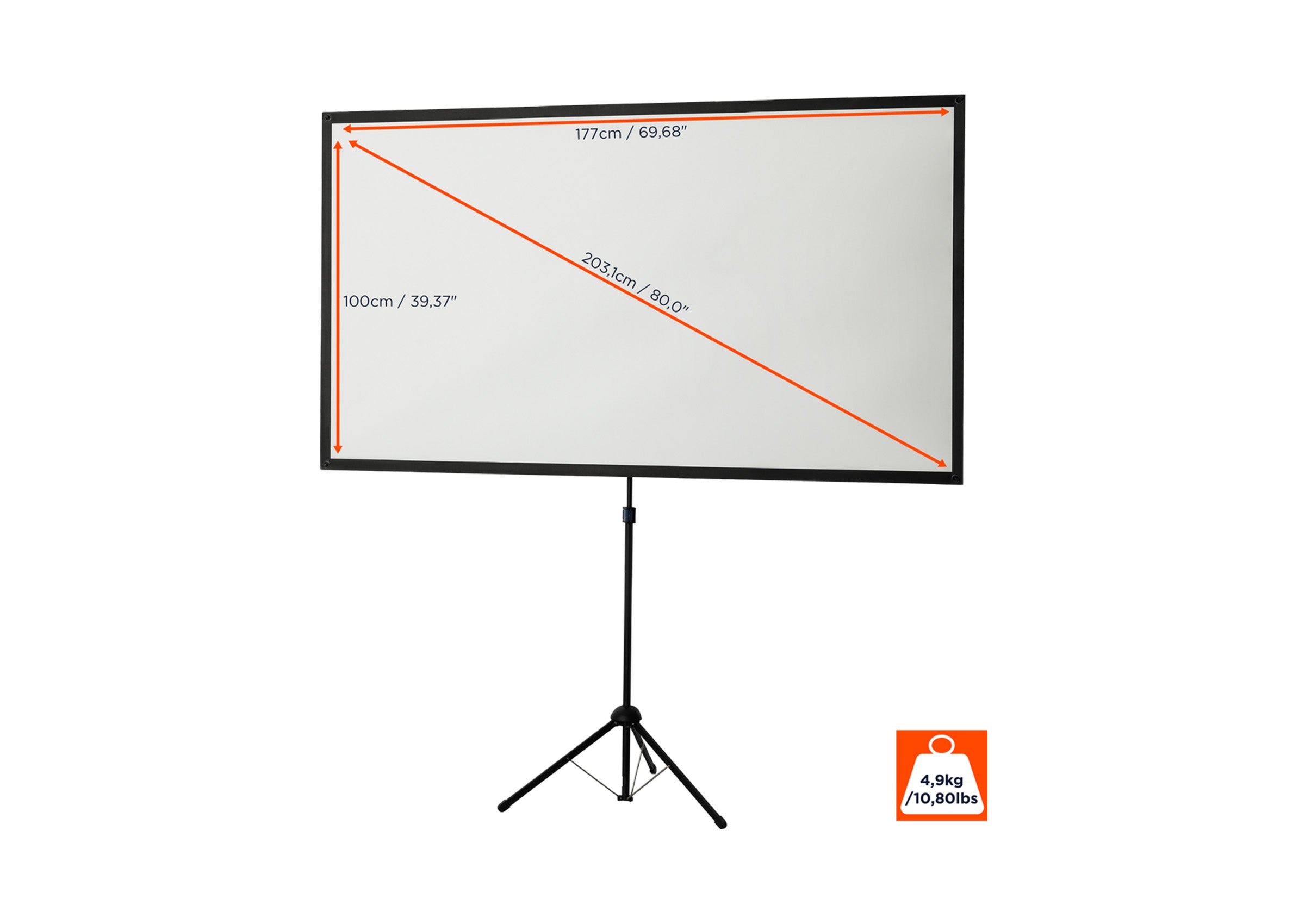 celexon Tripod screen Ultra Light-weight