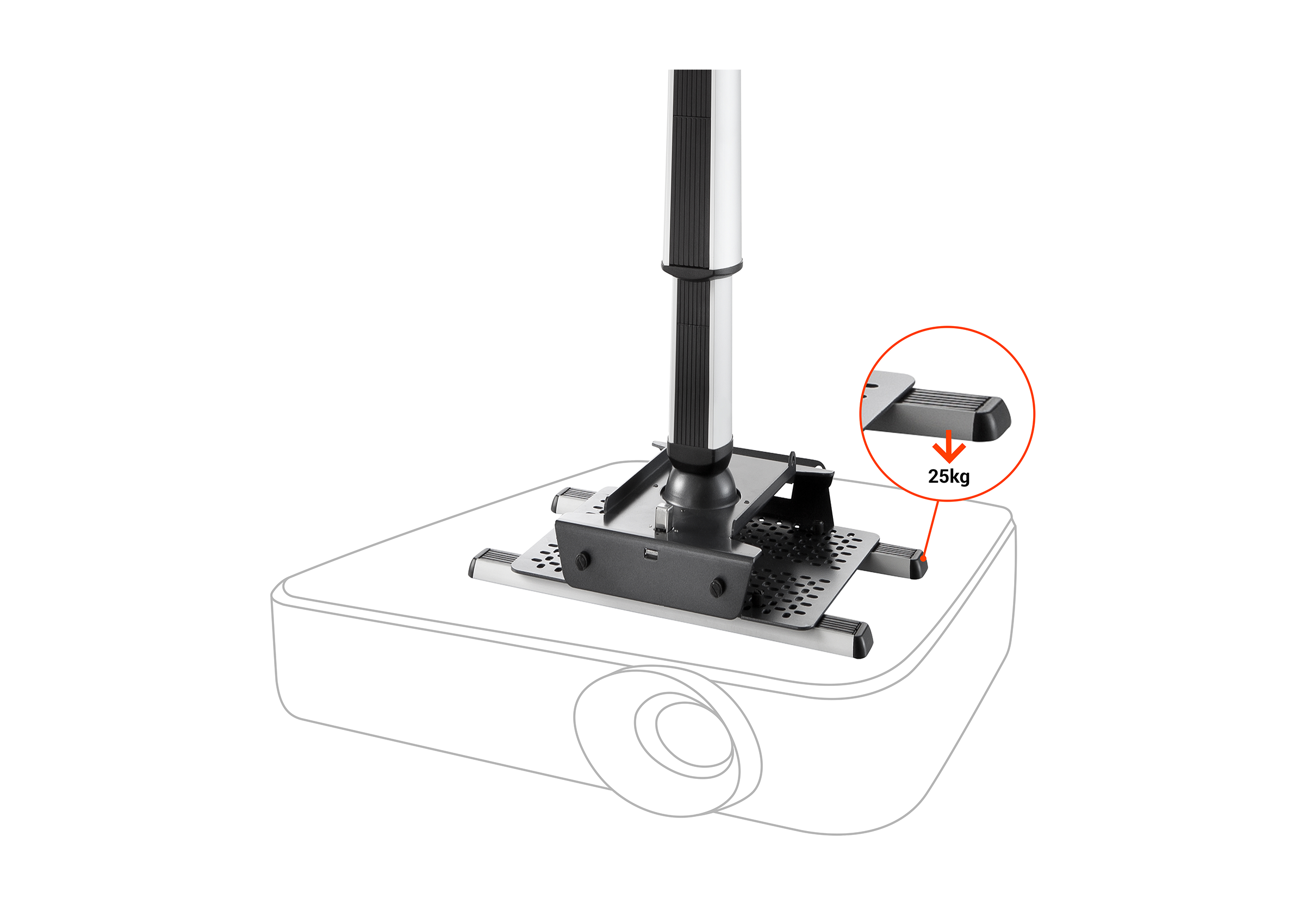 celexon Deckenhalterung universal MultiCel Expert