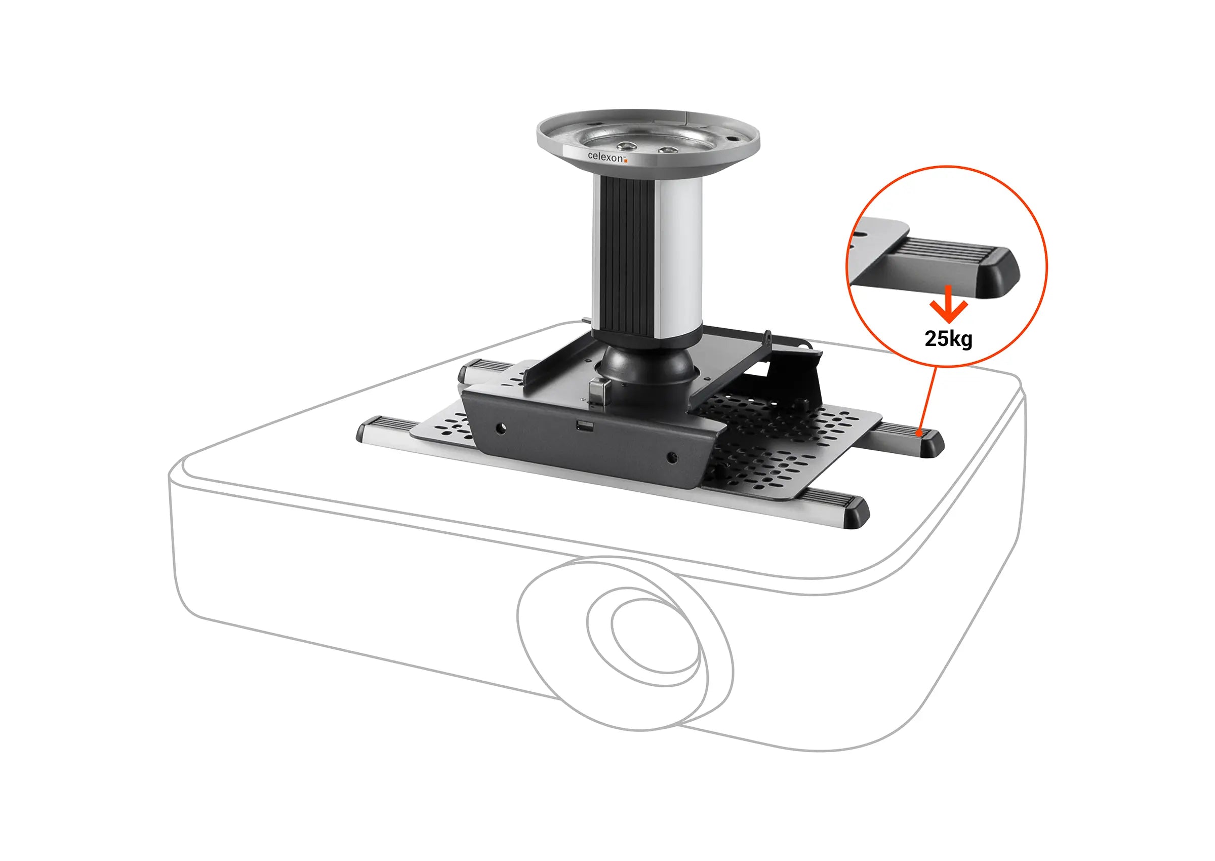 celexon Deckenhalterung universal MultiCel Expert